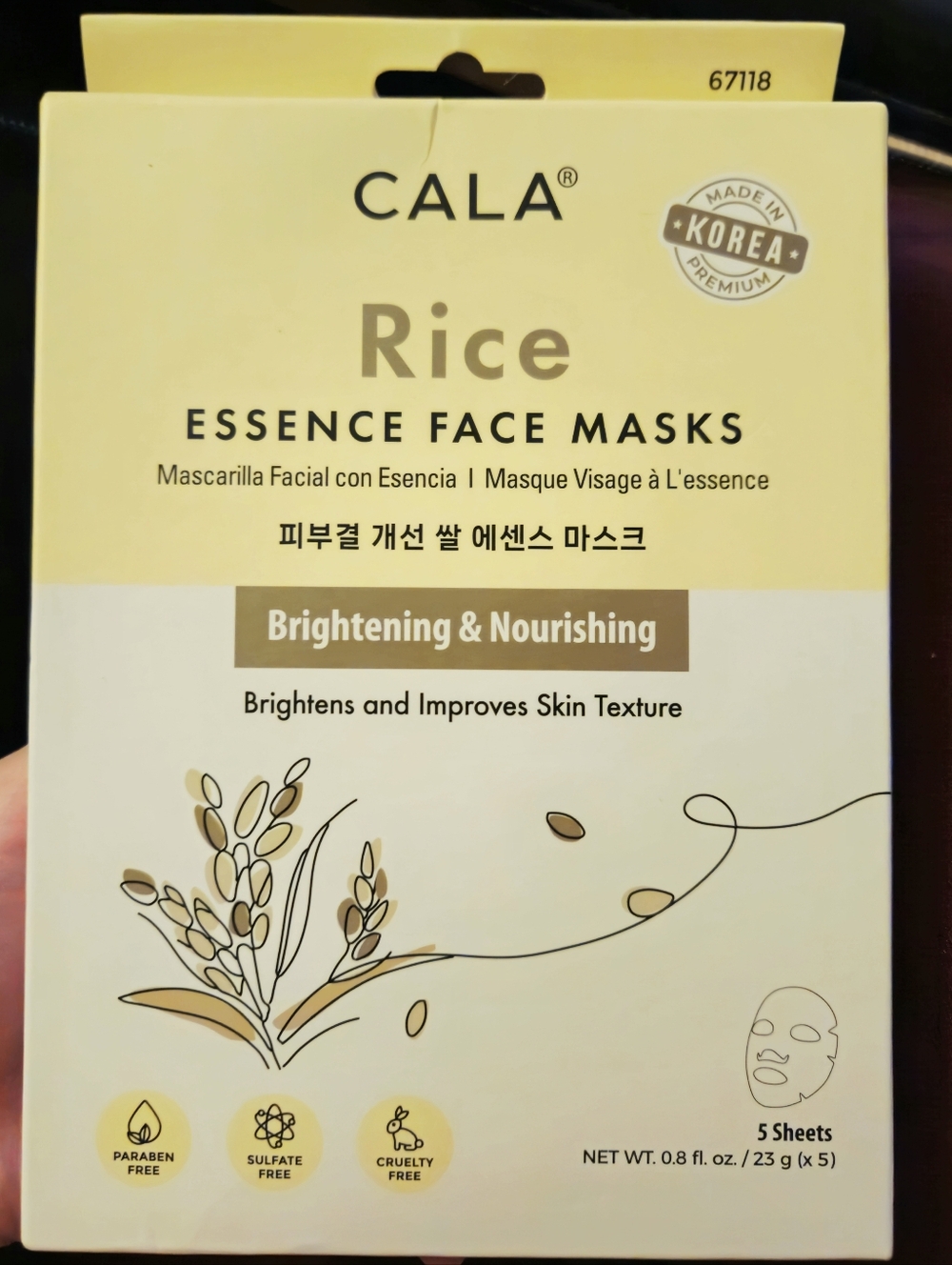 Face Sheet Mask 5 Packs - Picture 4 of 6